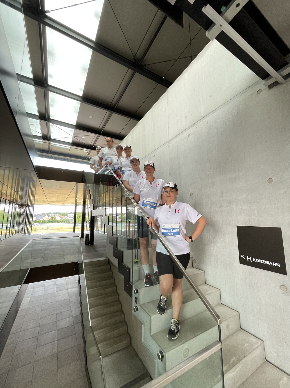 Team KONZMANN beim 7. ZF-Firmenlauf in Friedrichshafen
